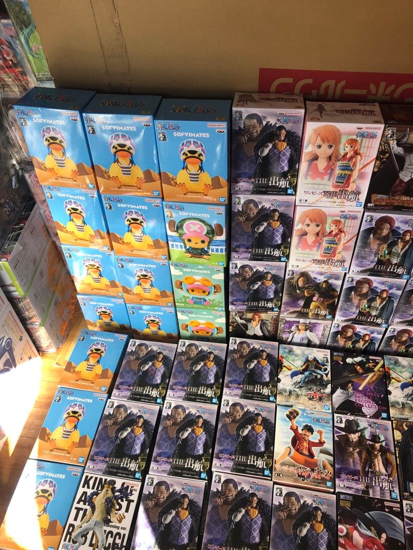 ワンピース　フィギュア　出航 シャンクス　クロコダイル　ミホーク　バトレコ63個