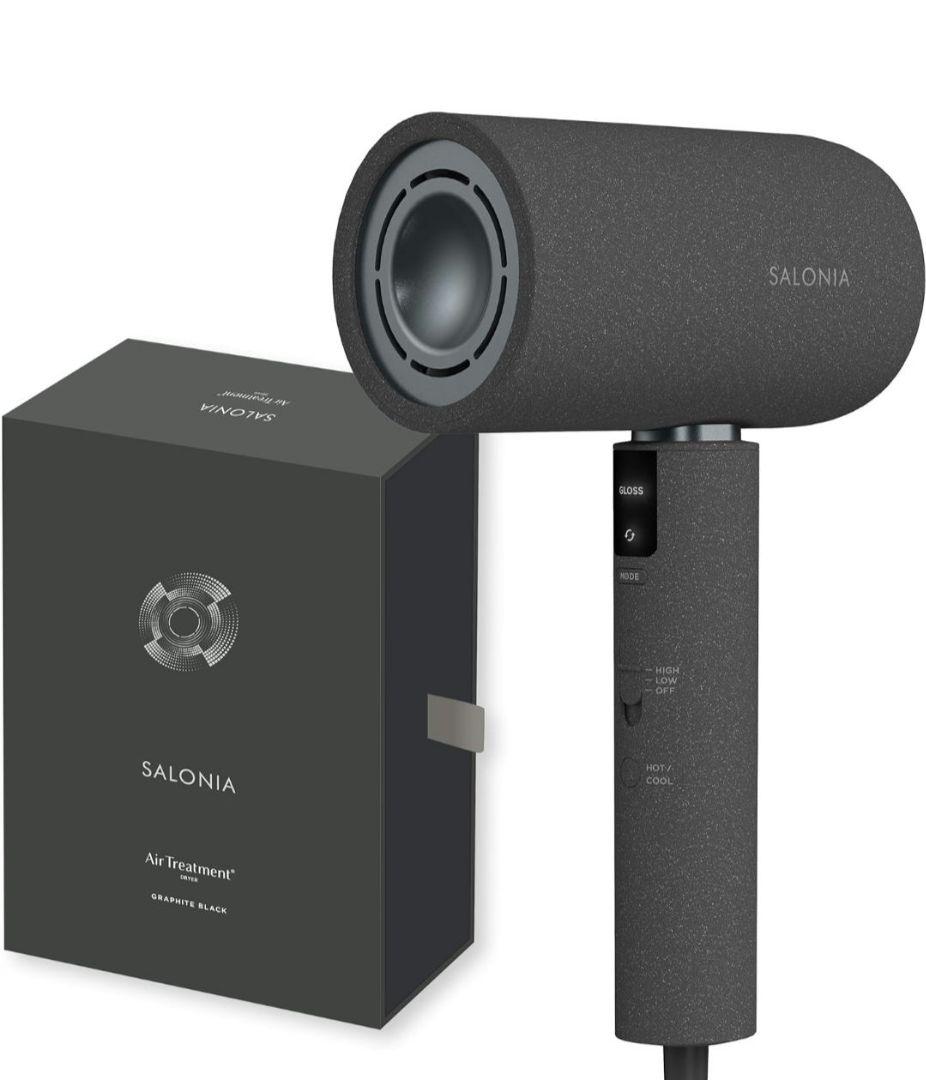 最上位モデル SALONIA ブラック ヘアドライヤー 速乾 うるおい