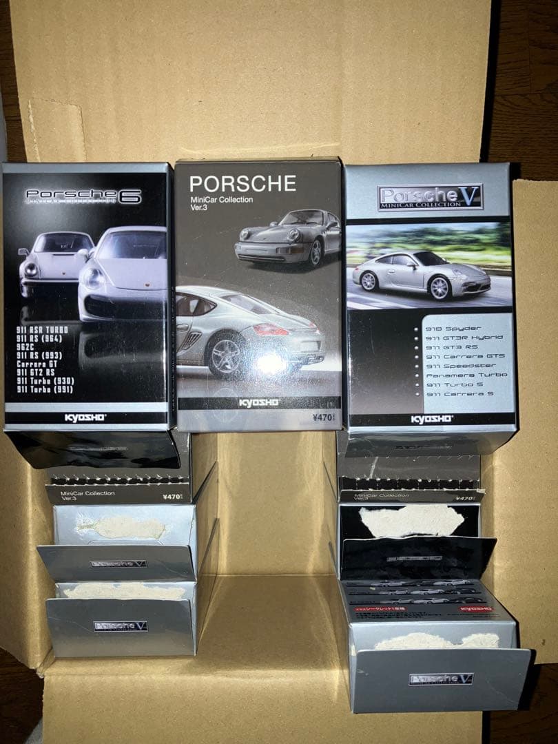P*E様 kyosho 1:64 ポルシェミニカー 各種 18個 開封済み