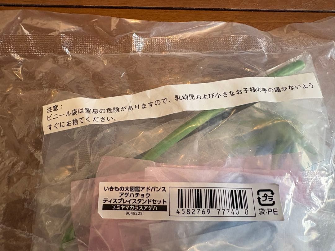 ♦︎ いきもの大図鑑アドバンス アゲハチョウ ミヤマカラスアゲハ スタンド付