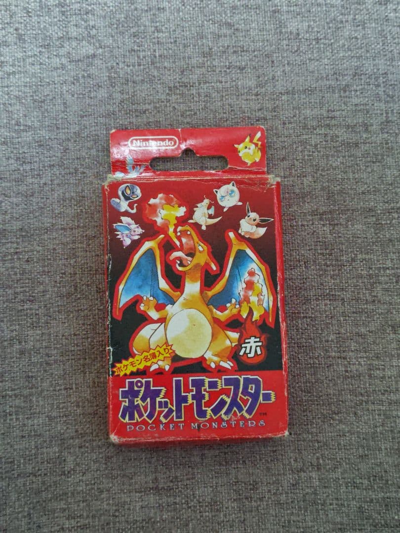 【平成レトロ】ポケットモンスター　赤　トランプ