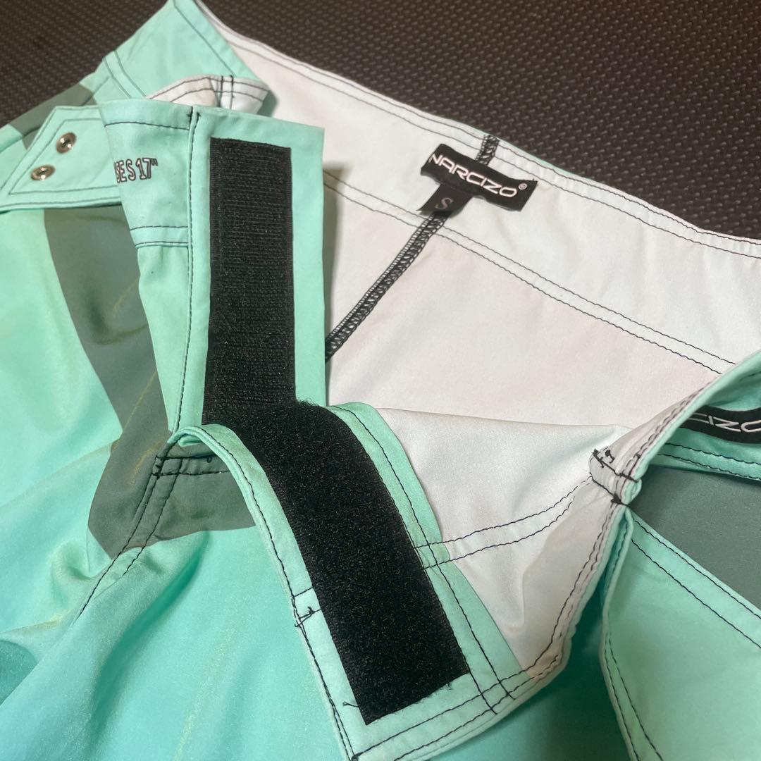 フィジーク サーフパンツ narcizo TURQUOISE 17 Sサイズ