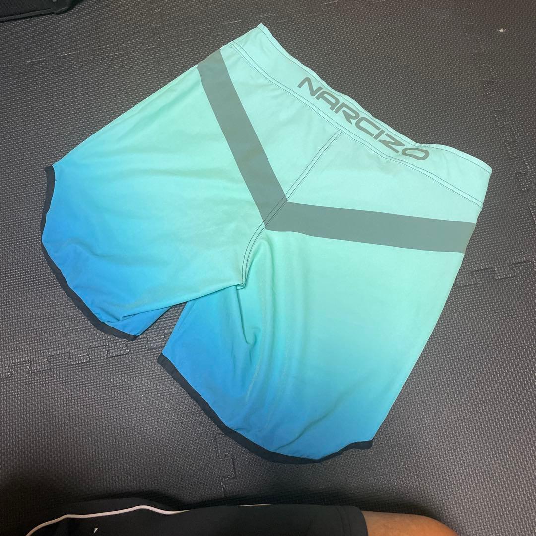 フィジーク サーフパンツ narcizo TURQUOISE 17 Sサイズ