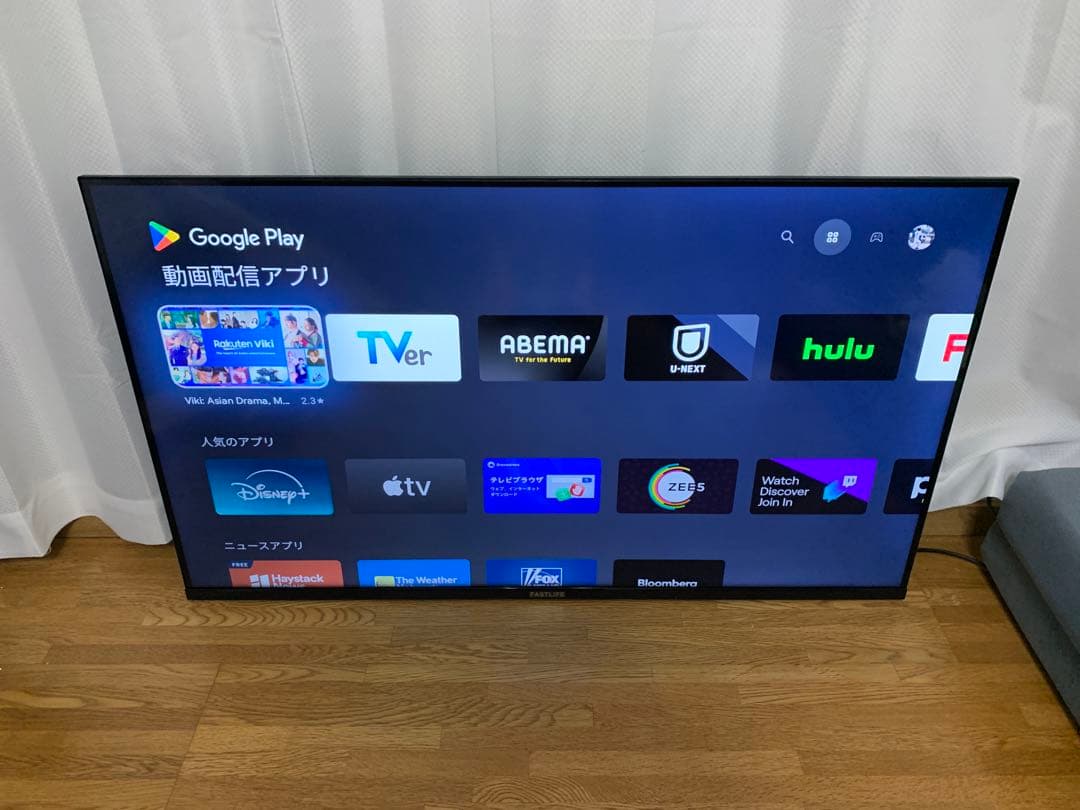 43インチ 4K スマートテレビ SMT_43_4K 液晶テレビ 2023年