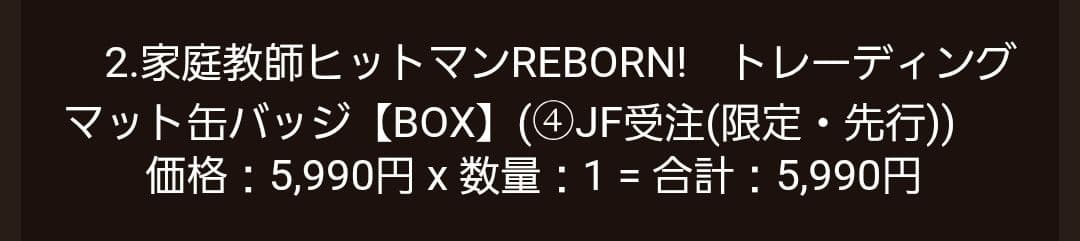 家庭教師ヒットマンREBORN! 缶バッジ(BOX)