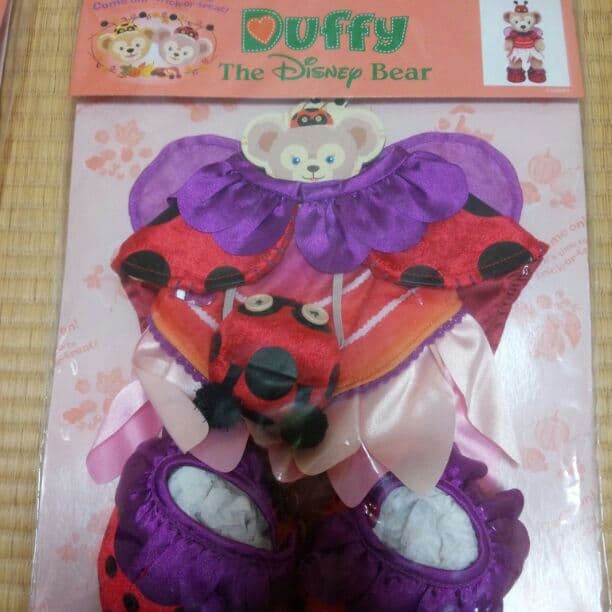ダッフィー ハロウィン コスチューム シェリーメイ ペア 未使用 てんとう虫