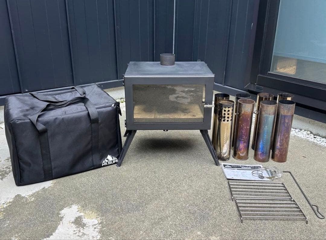 Mt.SUMI 薪ストーブ AURA ver2 折りたたみ延長脚新品