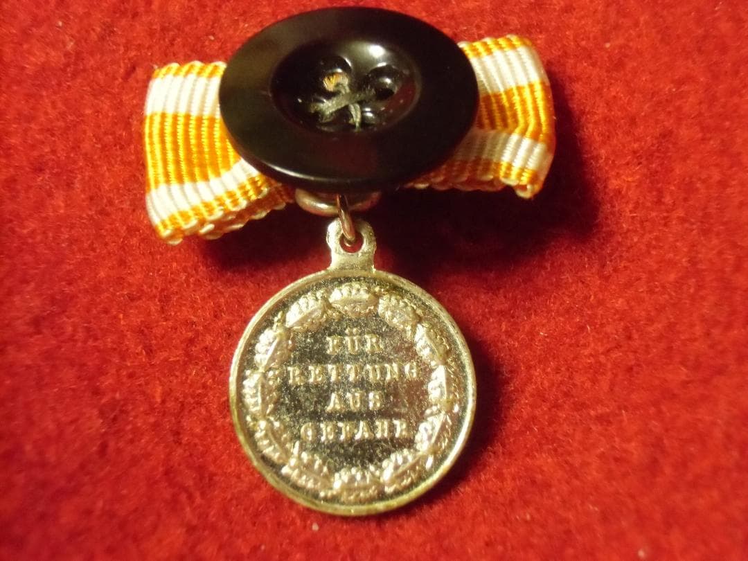 ＢＷドイツ軍/連邦軍＊１９５７年制定＊１９３３人命救助ミニチュア勲章（実物）