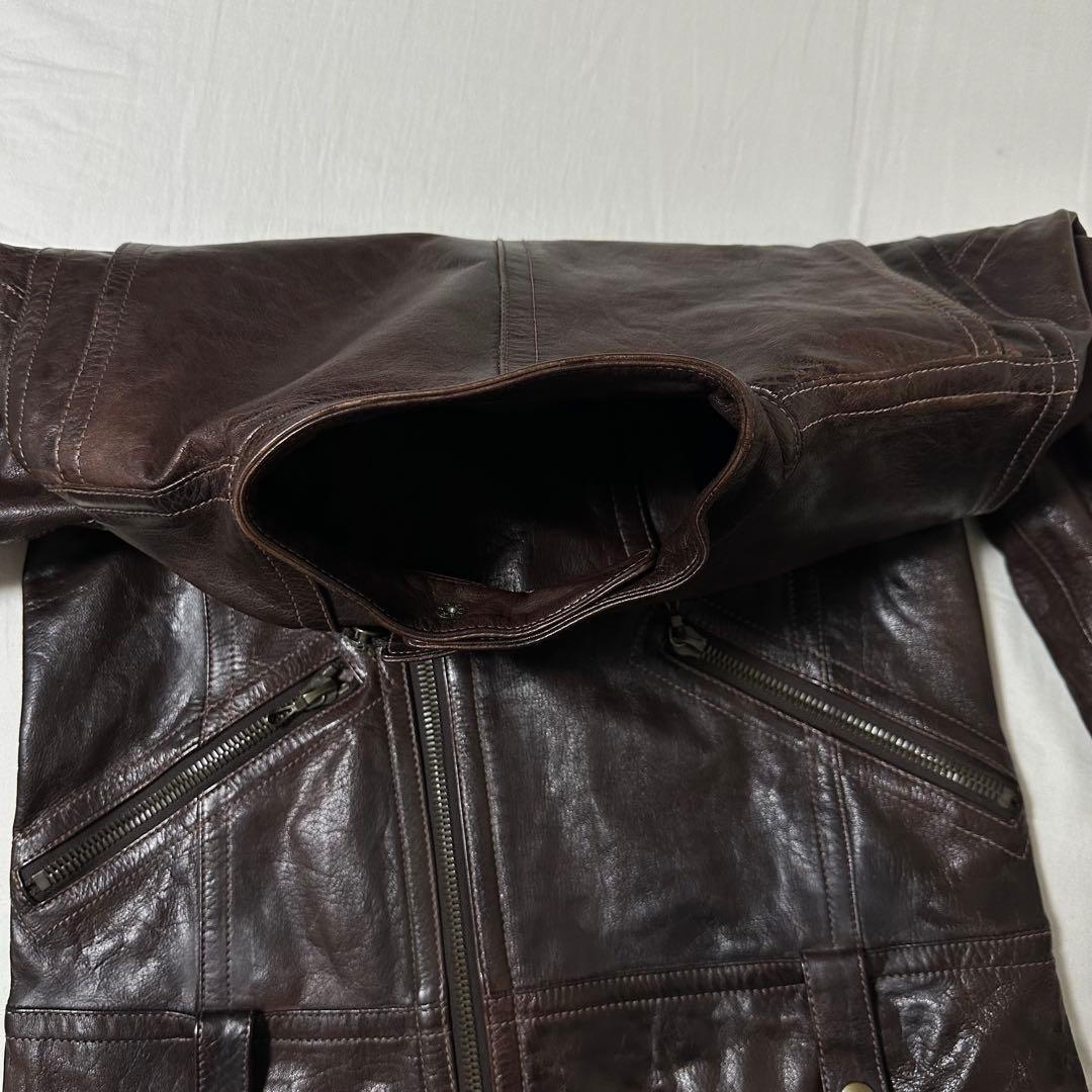 伊藤 SHELLAC シェラック カウレザー シングルライダース