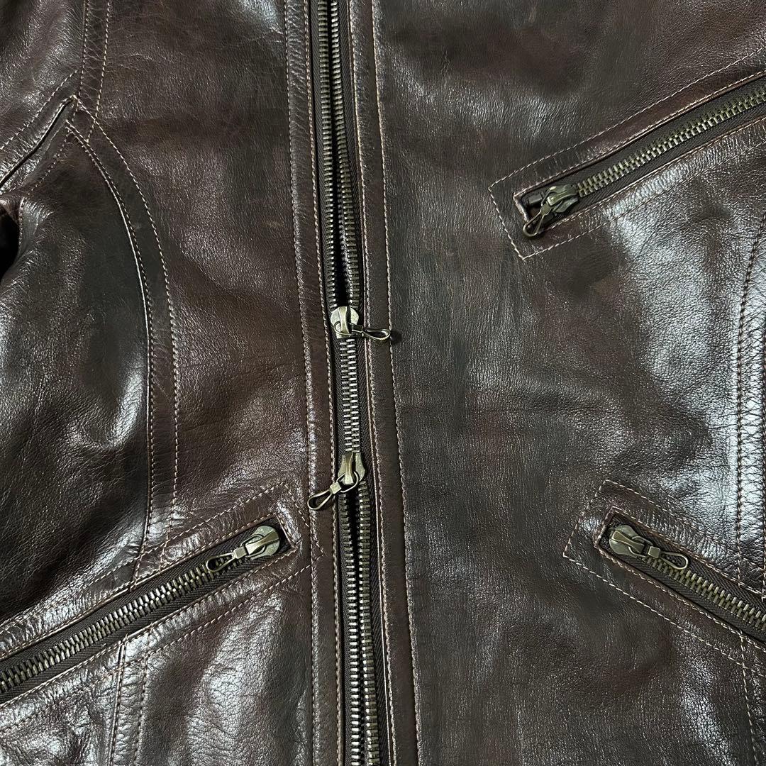 伊藤 SHELLAC シェラック カウレザー シングルライダース