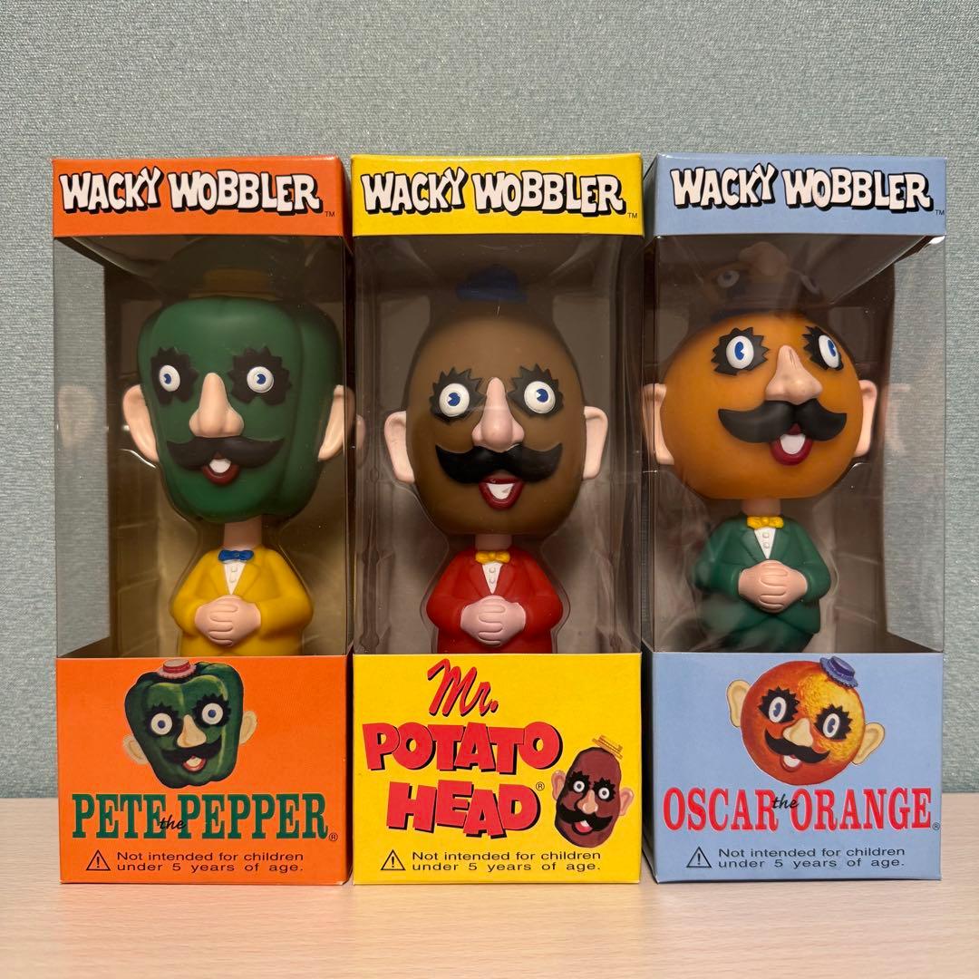 【FUNKO WACKY WOBBLER】 ミスターポテトヘッド3体コンプセット