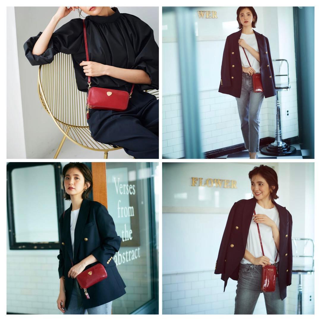 【新品未使用】ATAO アミュレット　ショルダーバッグ　ルビー