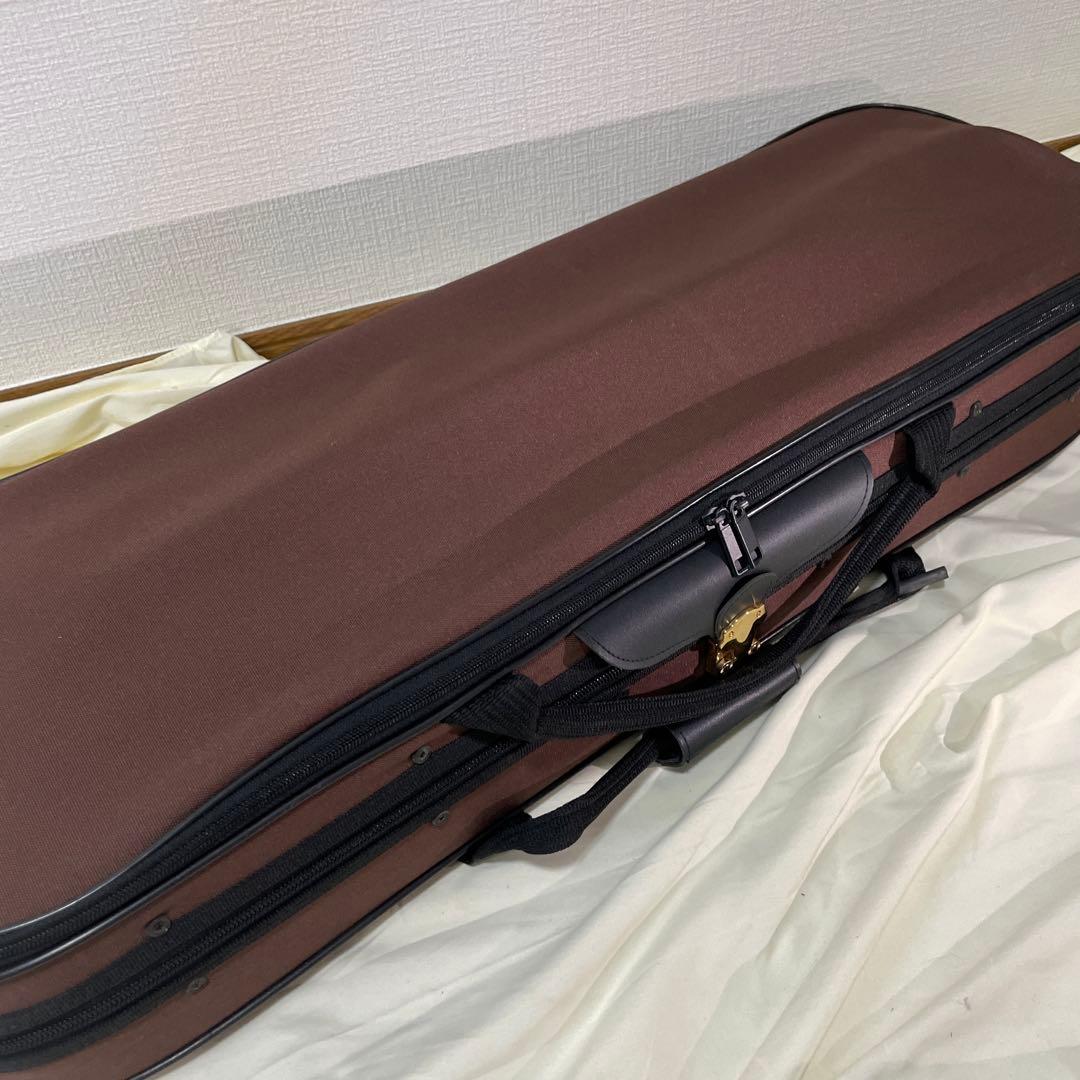 高級 バイオリンケース 4/4サイズ 湿度計 ハードケース