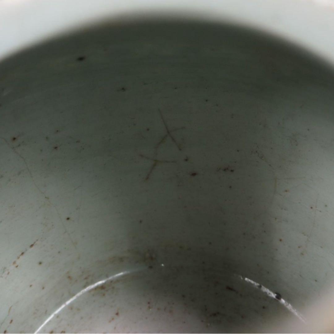 送料無料　70年代36元購入　清時代嘉慶道光青花罐 火漆印有　本物保証