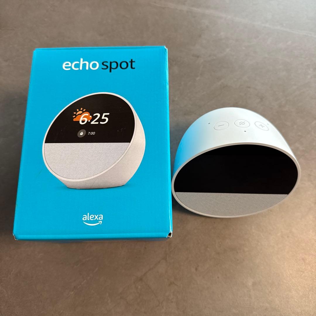 【最終値下げ】Amazon echo spot ホワイト
