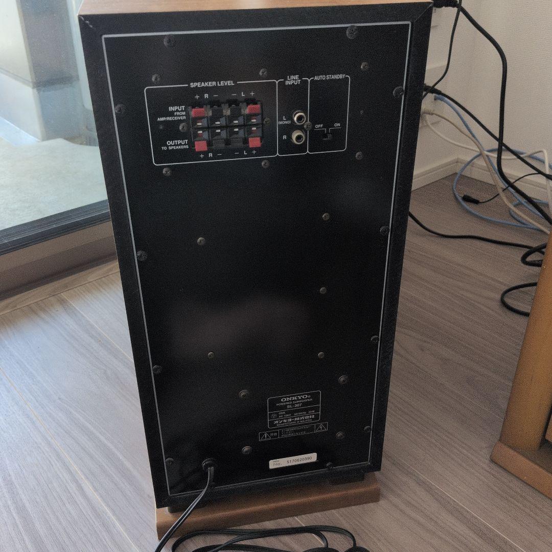 ONKYO アンプ内蔵サブウーファー SL-307
