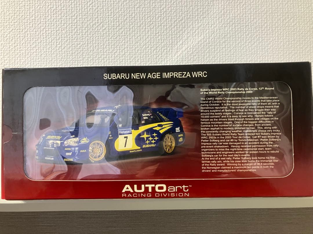 1/18 オートアート スバル インプレッサ WRC 03