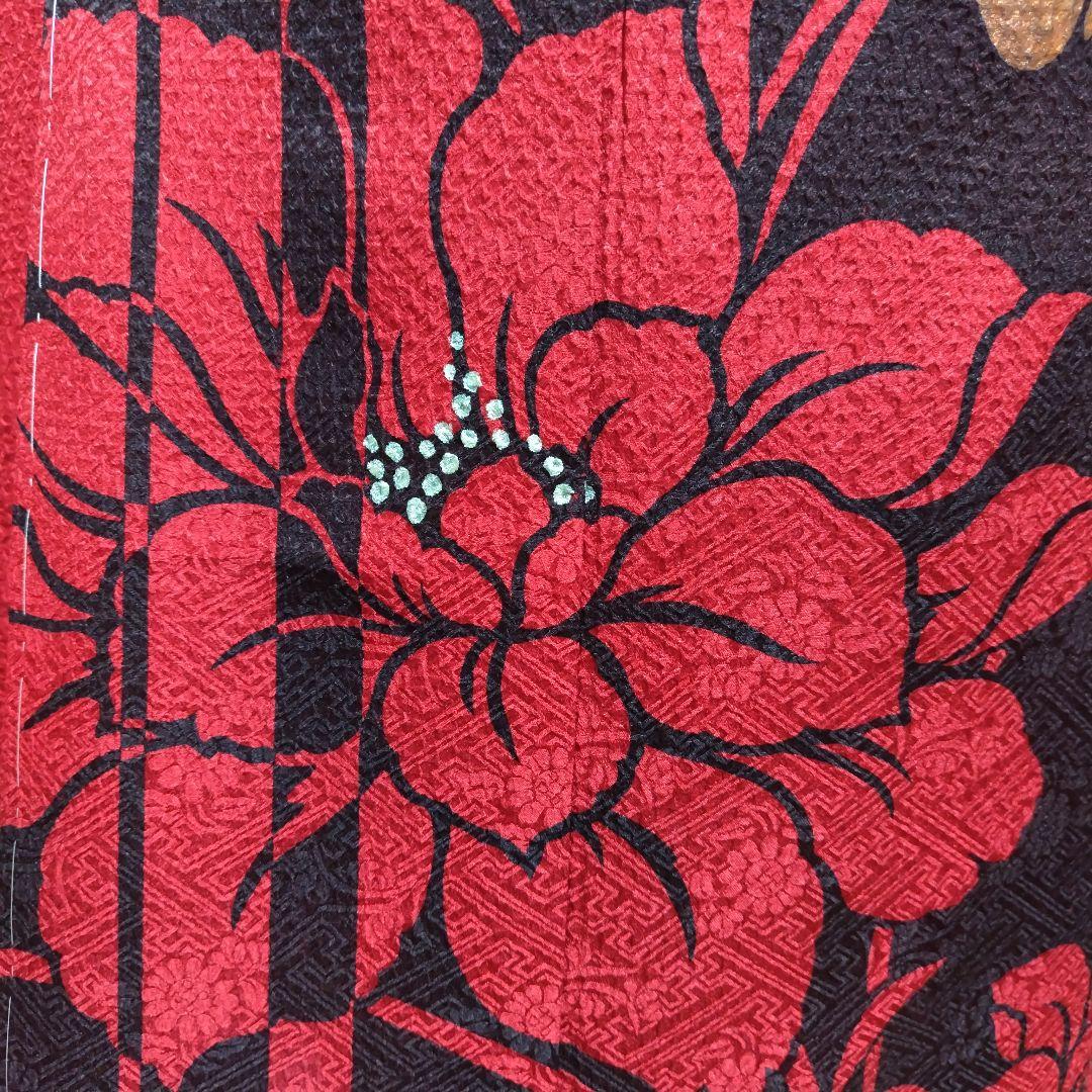 新品未使用！振袖フルセット・成人式・総絞り・大輪花模様・金彩加工・モダン