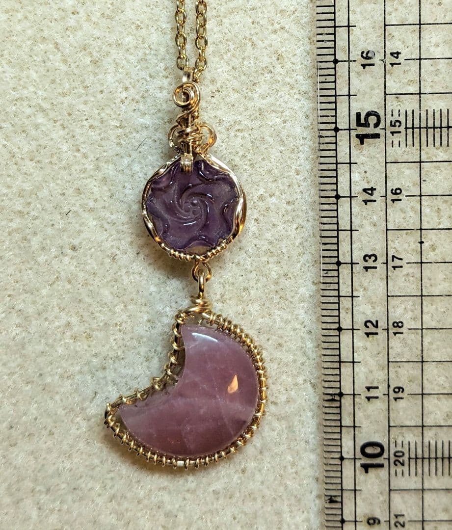 【専用】K14gfゴールデンルチル&ロマネサイトinシトリンペンダントT他1点