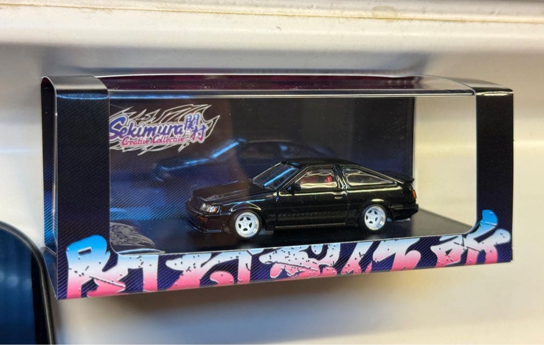 1/64 TRD 風 トヨタAE86 Levin 改 Work CR01