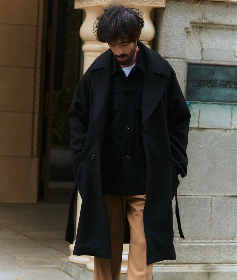 NewAnce ニュアンス タイロッケンコート ブラック M