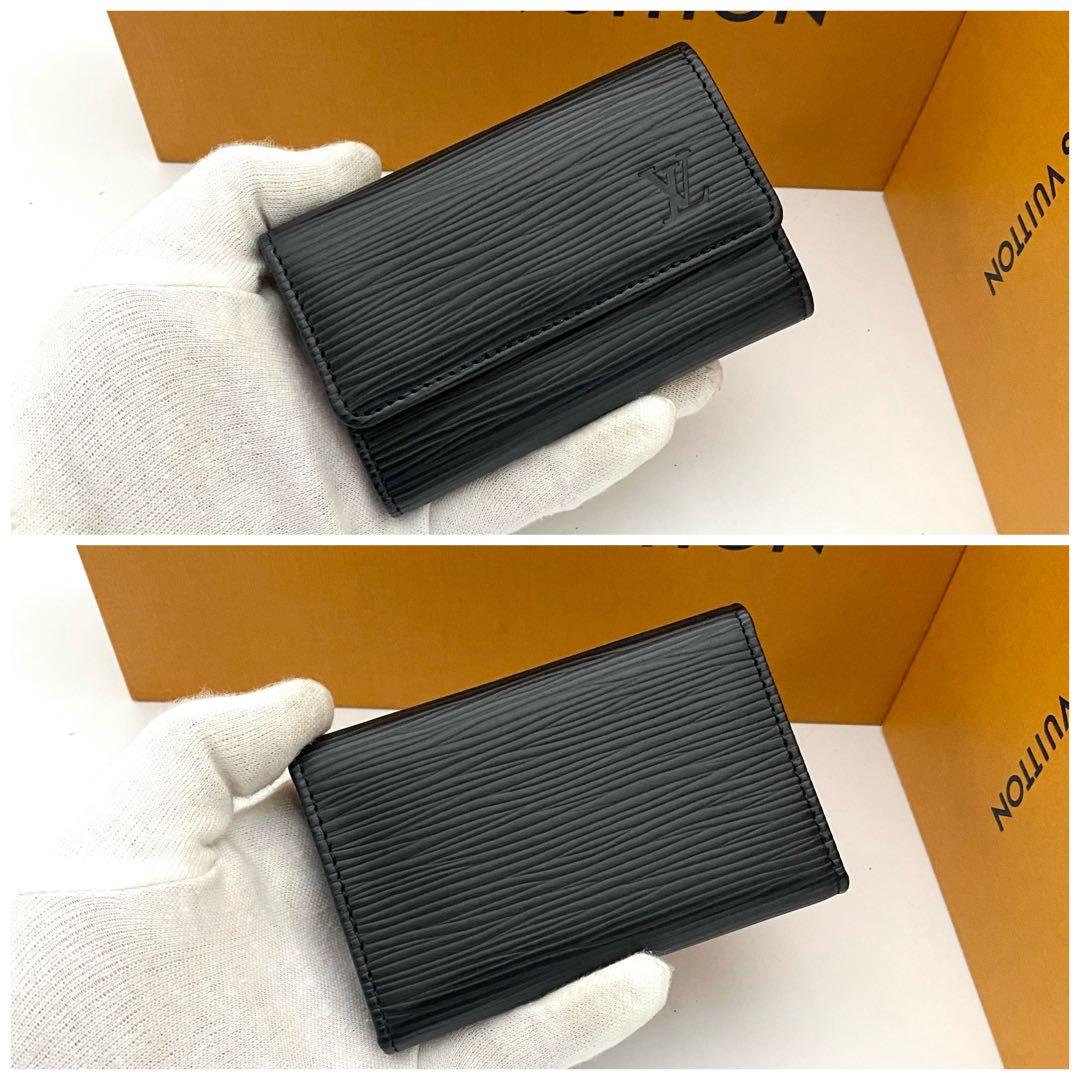 未使用品　ルイヴィトン　エピ　キーケース　ミュルティクレ6 黒