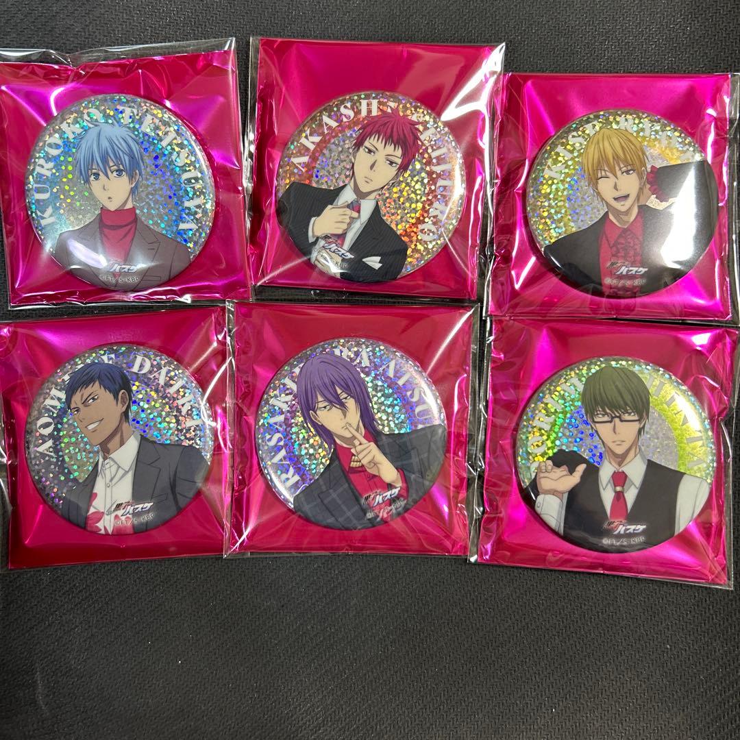 黒子のバスケ　ジャンフェス　限定　ローソン　HMV 缶バッジ　6種　キセキの世代