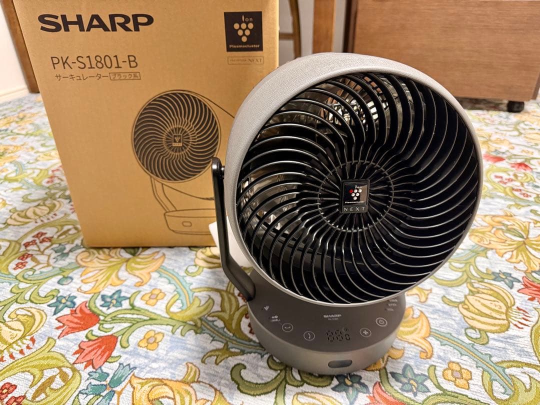 シャープ サーキュレーター PK-S1801-B NEXT DC ブラック