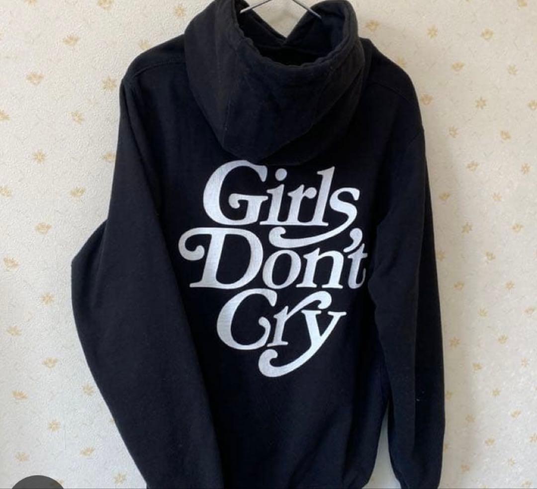 【ゆーさん　専用】Girls Don't Cry ブラック パーカー L
