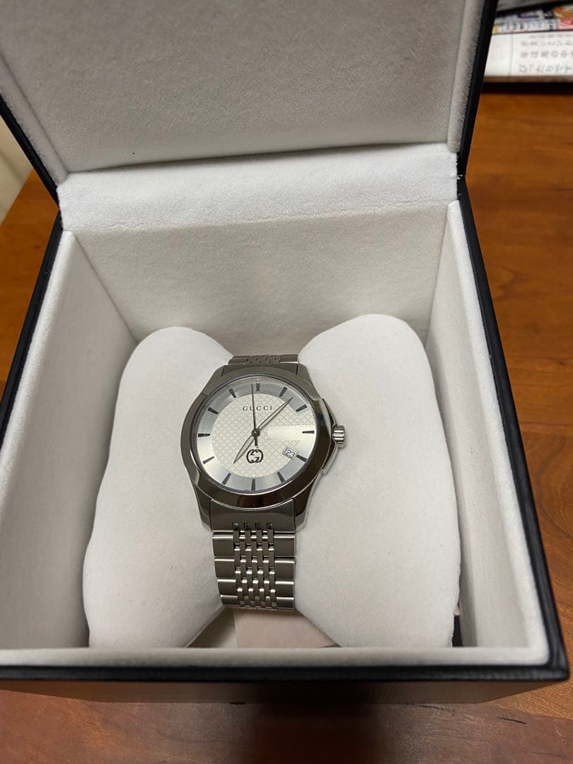 河*記様 GUCCI YA1264174 腕時計 シルバー
