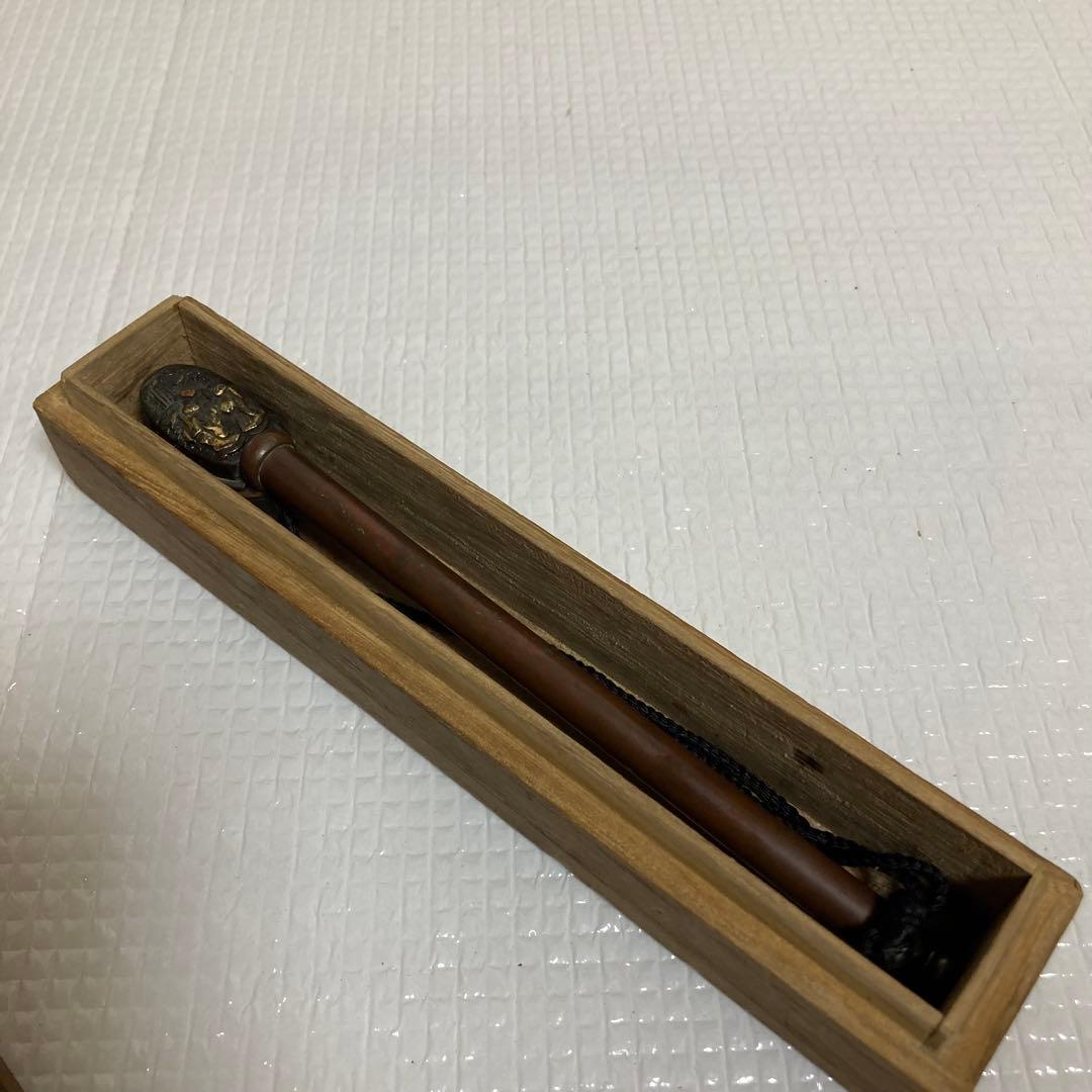 レトロ 時代物 珍品 細密金工象嵌 矢立 古民具 昔の文房具 骨董品 古道具