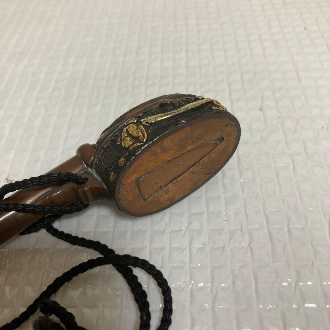 レトロ 時代物 珍品 細密金工象嵌 矢立 古民具 昔の文房具 骨董品 古道具