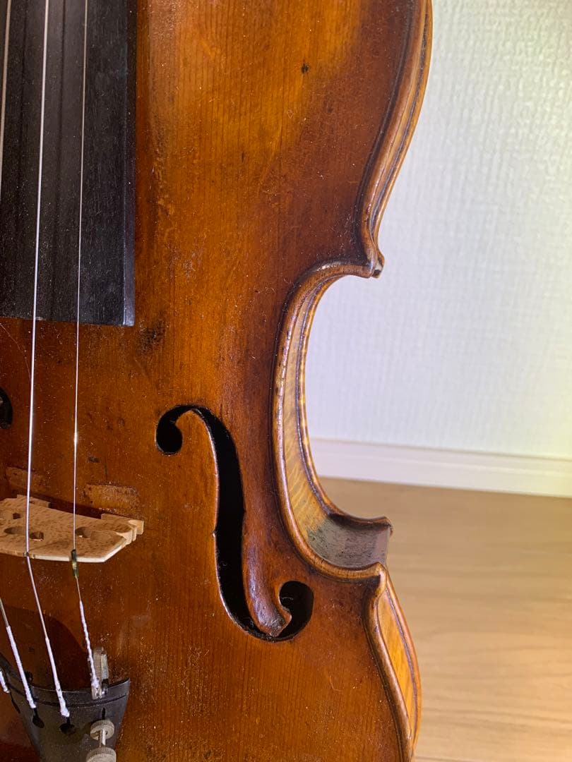 19世紀　チェコ製　4/4 バイオリン　虎杢
