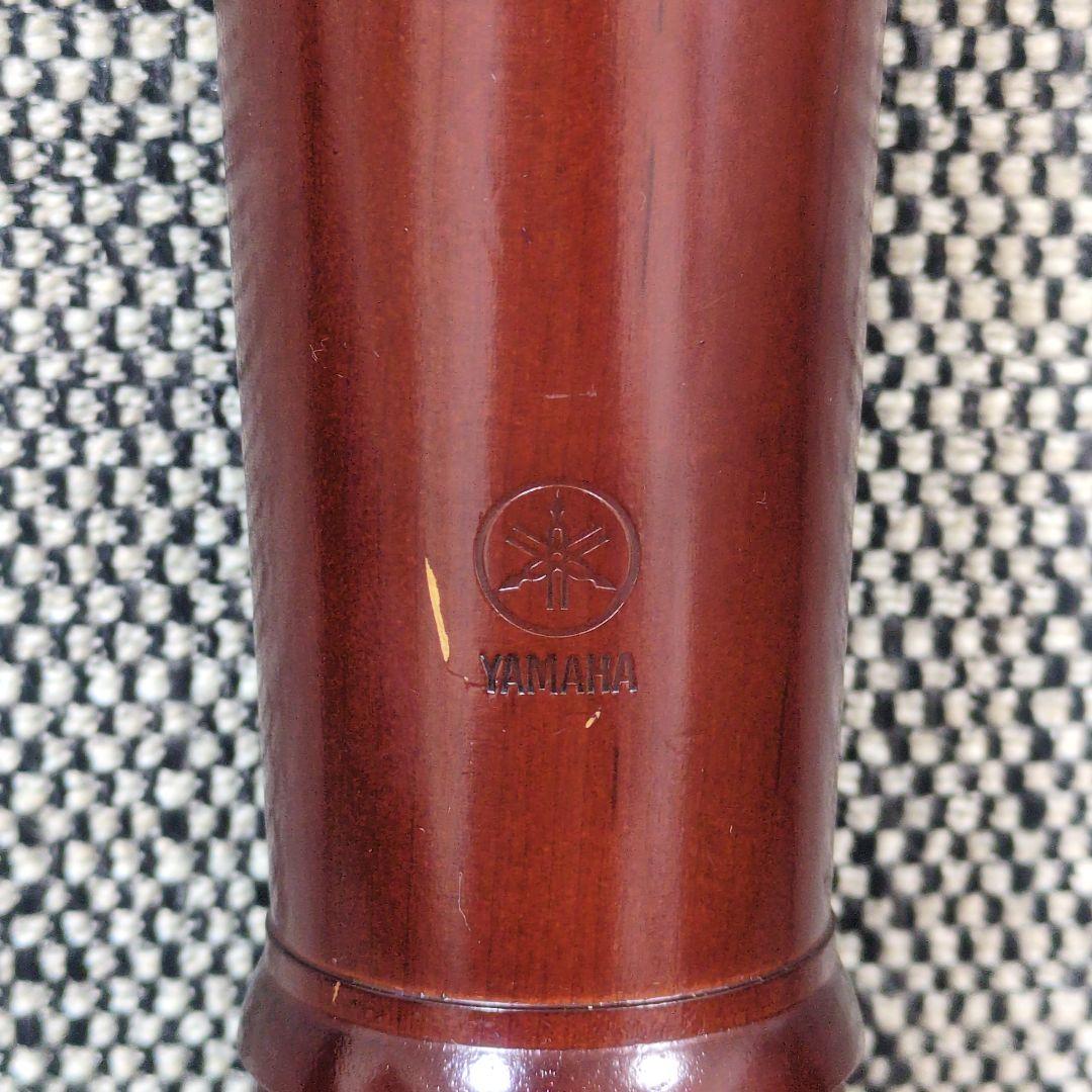 ヤマハ 高級 バスリコーダー 木製 管楽器