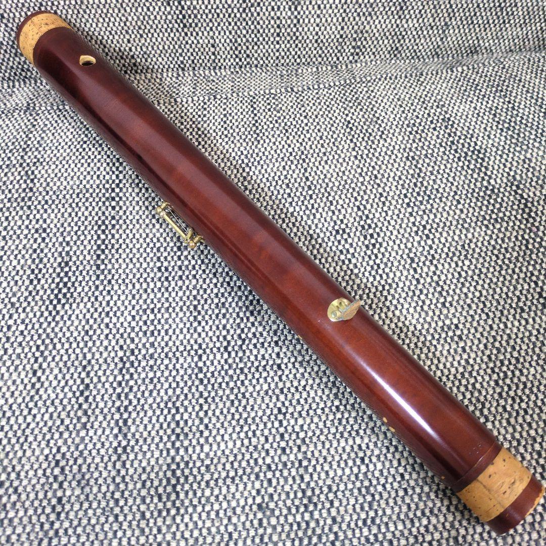 ヤマハ 高級 バスリコーダー 木製 管楽器