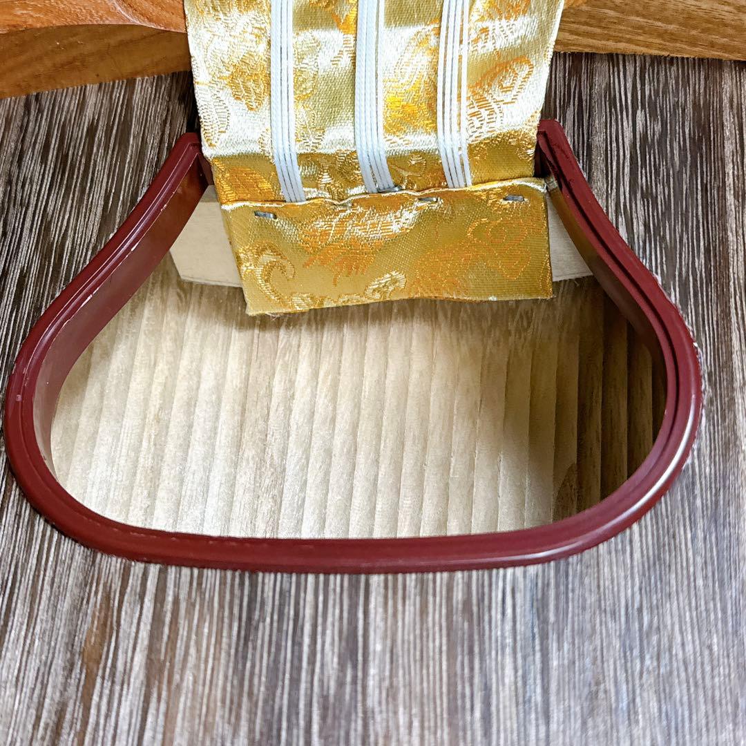 【美品】 ゼンオン 文化箏 高級 立柱ケース 13弦 全長86cm 琴 短琴 箏