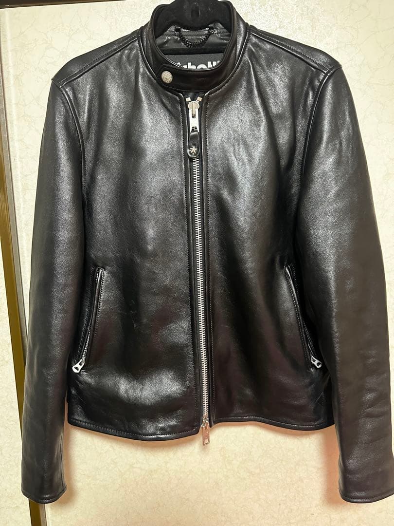 Schott×ラトルトラップ20th 別注 シングルライダースジャケット M