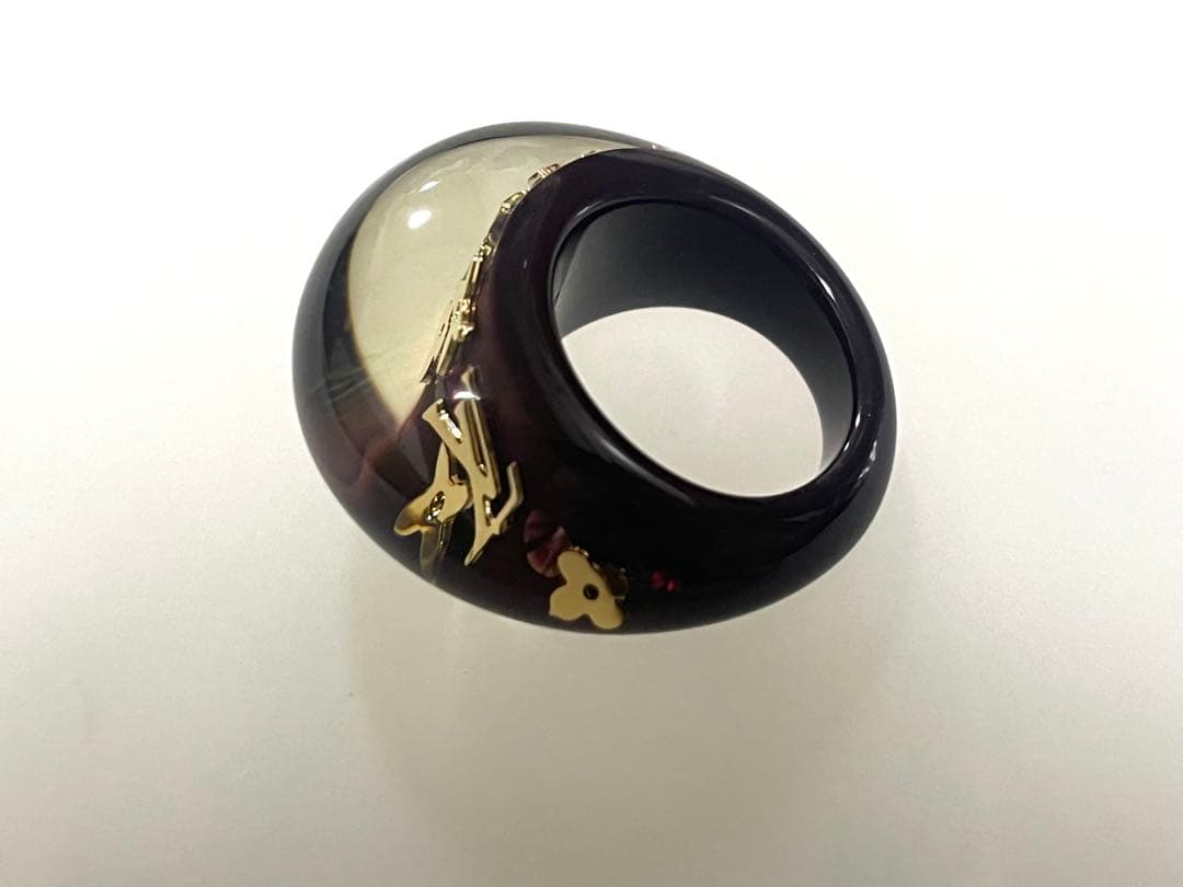 美品　ルイヴィトン LV バーグアンクルージョン モノグラム リング M