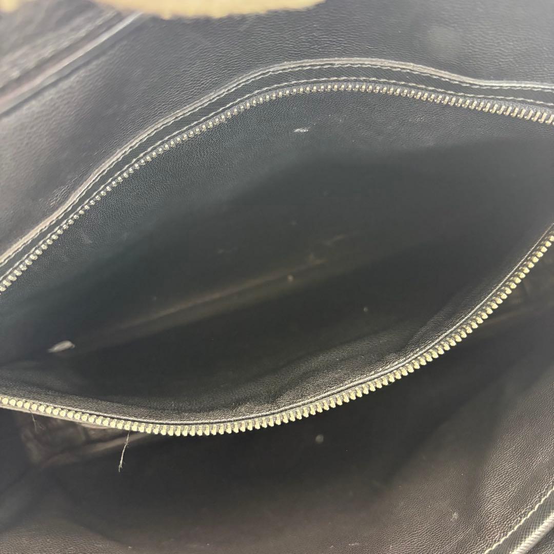 PRADA　ビジネスバック　2way　サフィアーノレザー　三角ロゴ　ボルドー