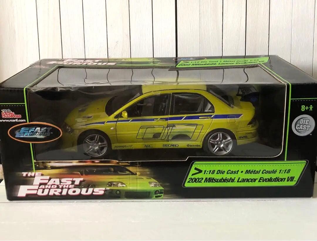 ワイルドスピード　1/18ミニカー　ランサーエボリューション