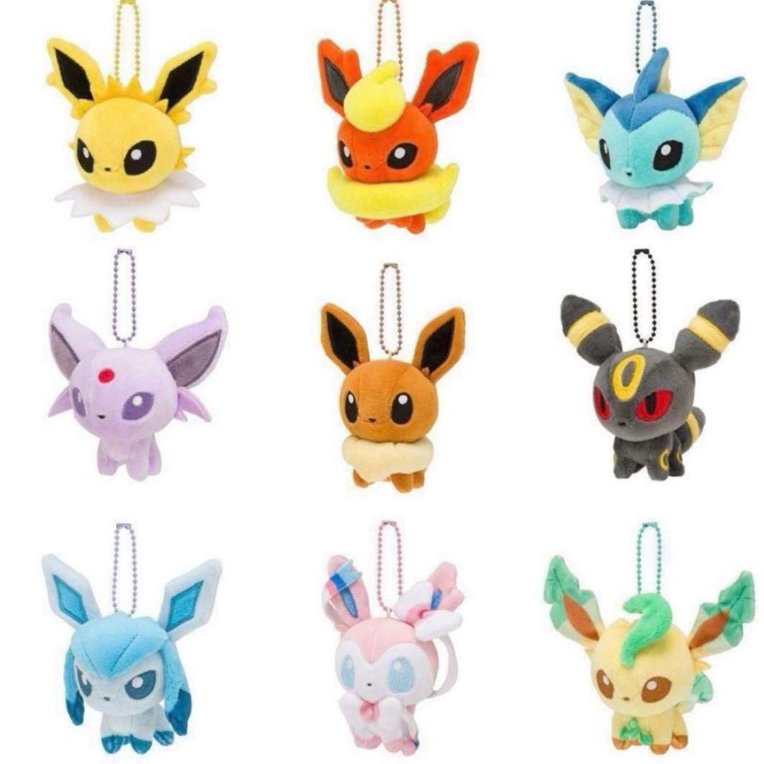 ポケモン　ドールズ　もっちりマスコット　ブイズ　9種　ポケセン