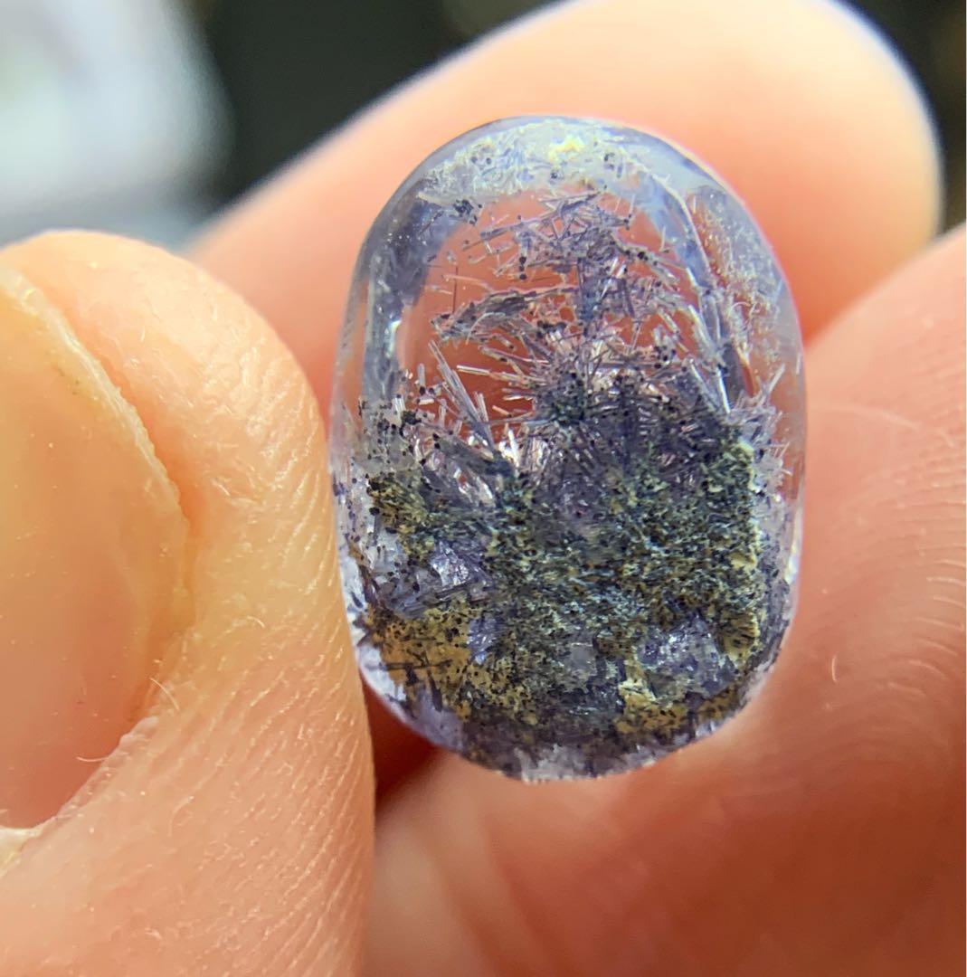 k*˚様 WO1254 高品質 デュモルチェライトインクォーツ ルース