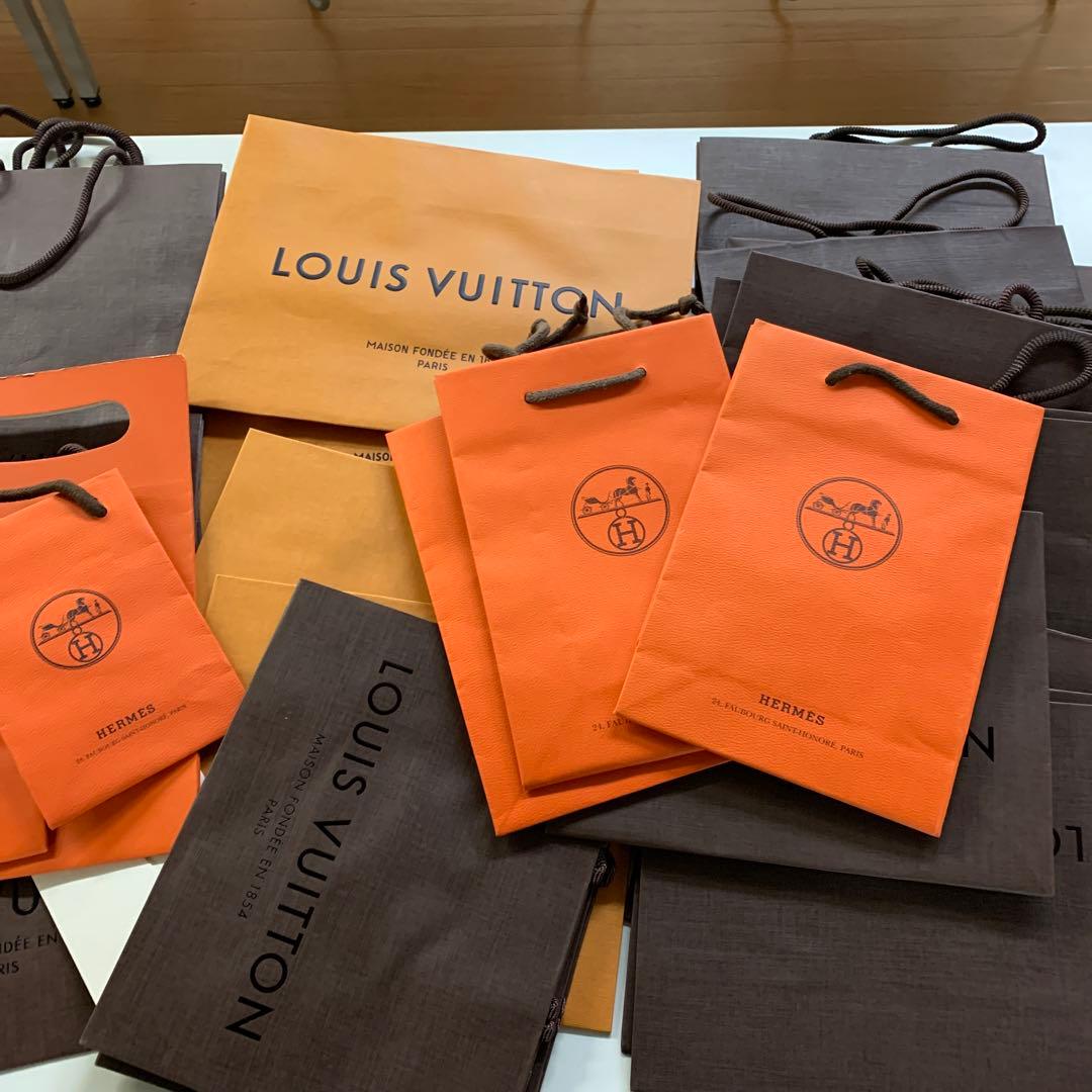 ルイヴィトン.エルメス紙袋40枚