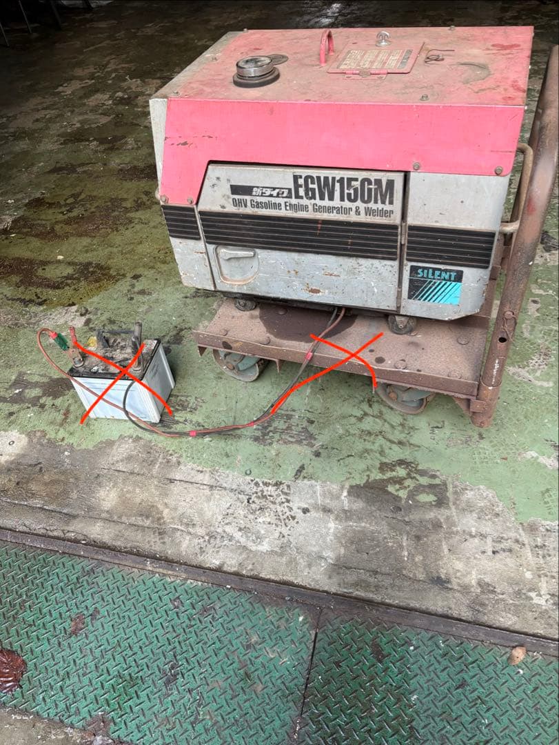 新ダイワ 溶接機 ,発電機　EGW-150M ガソリンエンジン