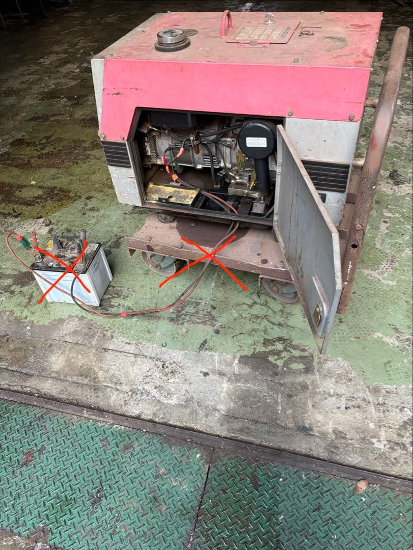 新ダイワ 溶接機 ,発電機　EGW-150M ガソリンエンジン