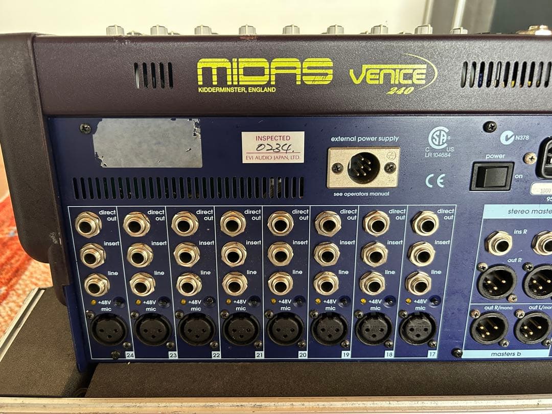 MIDAS マイダス VENICE 240 アナログミキサー