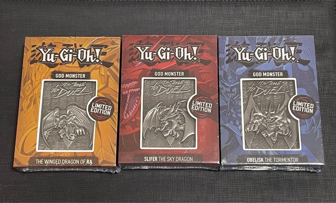 三幻神メタルプレート 限定版3体セット