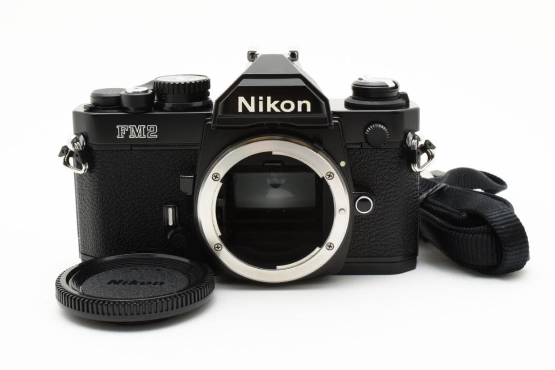 新品級 ニコン NEW FM2 ブラック フィルム　モルト新品交換済 B600