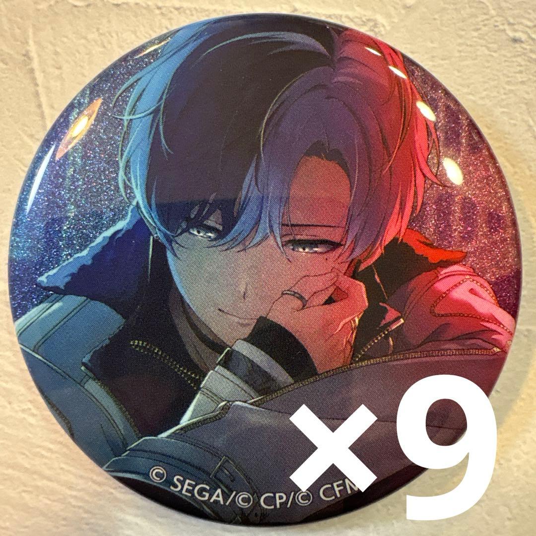 プロセカ 青柳冬弥 グリッター缶バッジ グリ缶 44a