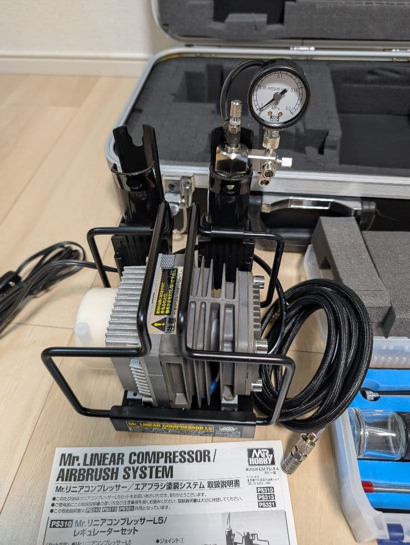 Mr. リニアコンプレッサー L5 エアブラシセット未使用品